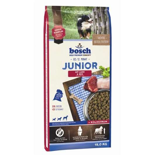 Bosch Junior Lamm & Reis - 15 Kg Bosch Junior Lamm & Reis - 15 Kg