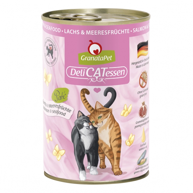 GranataPet Delicatessen Dose Lachs & Meeresfrüchte - 400 g GranataPet Delicatessen Dose Lachs & Meeresfrüchte - 400 g