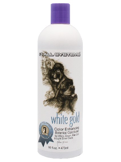 #1 All Systems Farbauffrischender Hundeconditioner 'WHITE GOLD'
