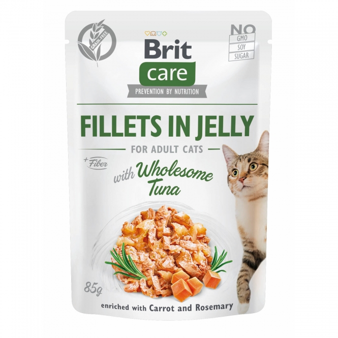 Brit Care Cat PB Fillets in Jelly - Tuhnfisch 85g Brit Care Cat PB Fillets in Jelly - Tuhnfisch 85g