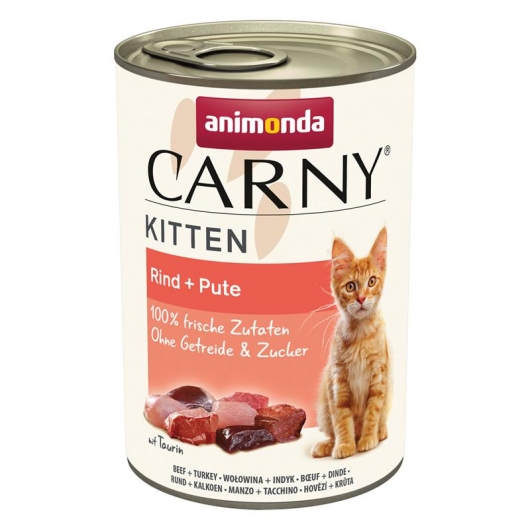 Animonda Carny Kitten Rind & Pute - 400g Animonda Carny Kitten Rind & Pute - 400g