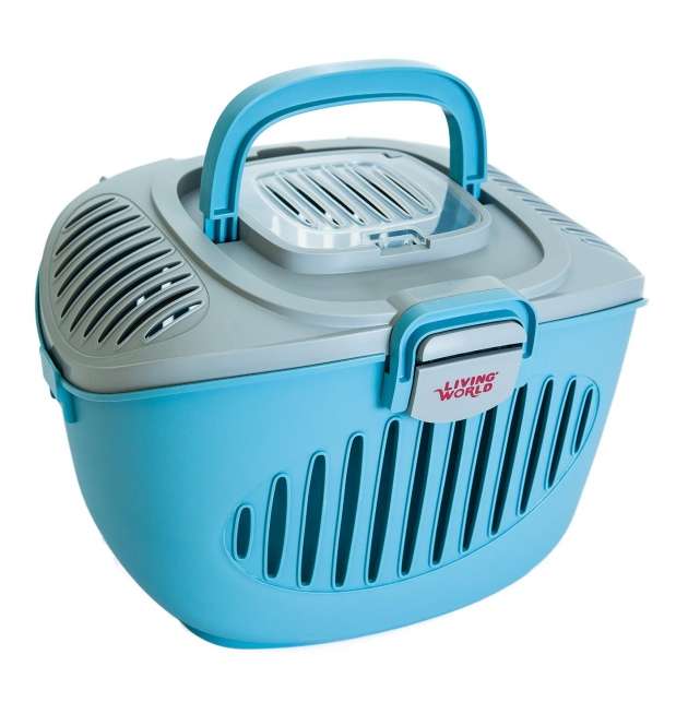 Living World Paws2Go Kleintierbox - hellblau/grau Living World Paws2Go Kleintierbox - hellblau/grau
