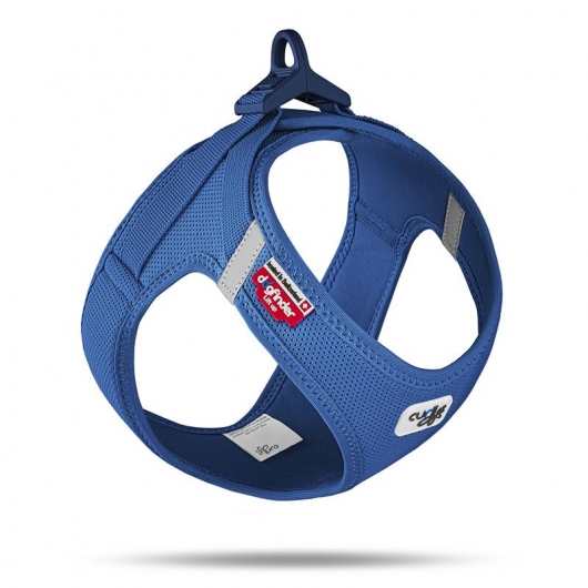 Curli Clasp Vest Geschirr Air-Mesh - blau - 2XS Curli Clasp Vest Geschirr Air-Mesh - blau - 2XS