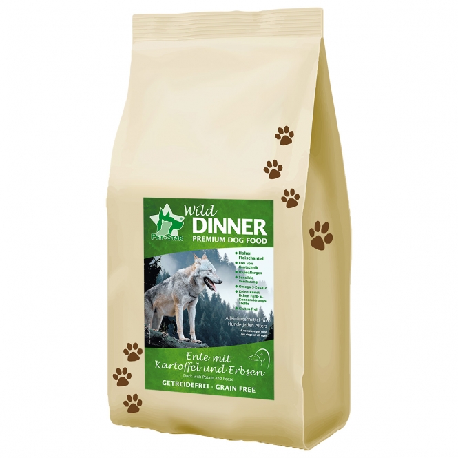 Wild Dinner Ente - Getreidefrei - 12 kg Wild Dinner Ente - Getreidefrei - 12 kg