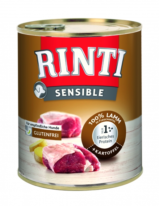 Rinti Dose Sensible Lamm & Kartoffeln 800g Rinti Dose Sensible Lamm & Kartoffeln 800g