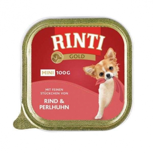 RINTI Gold Mini 100g Rind & Perlhuhn RINTI Gold Mini 100g Rind & Perlhuhn