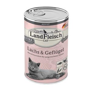 Landfleisch Cat Adult Gelee mit Lachs & Geflügel 400 g Landfleisch Cat Adult Gelee mit Lachs & Geflügel 400 g
