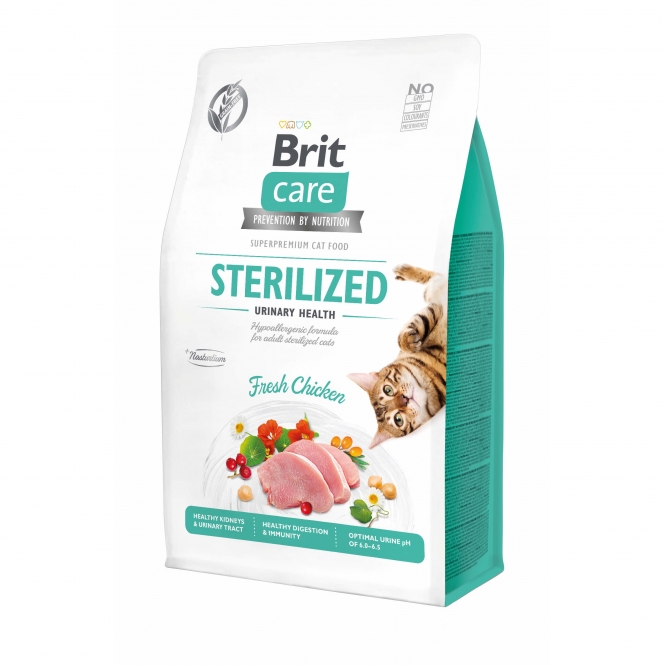 Brit Care Cat Grain-Free - Sterilized - Urinary Health - 2kg Brit Care Cat Grain-Free - Sterilized - Urinary Health - 2kg