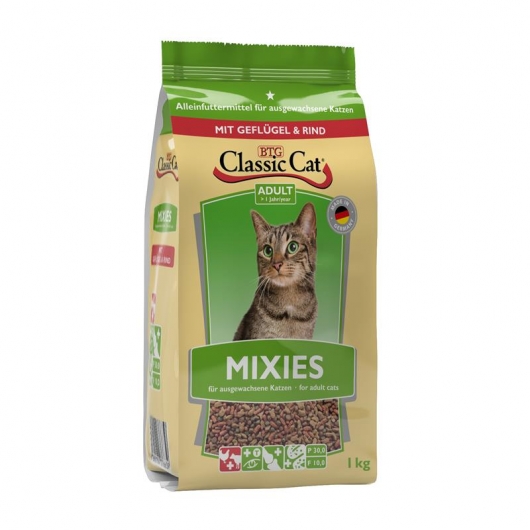 Classic Cat Mixies mit Geflügel und Rind 1kg Classic Cat Mixies mit Geflügel und Rind 1kg