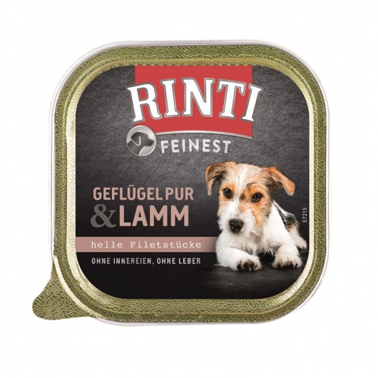 Rinti Schale Feinest Geflügel & Lamm 150g Rinti Schale Feinest Geflügel & Lamm 150g