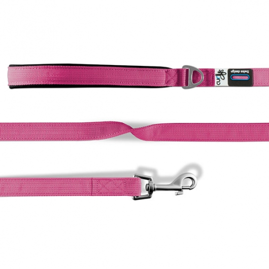 Curli Basic Leine Nylon - Fuchsia - 140cm/1,5cm Curli Basic Leine Nylon - Fuchsia - 140cm/1,5cm