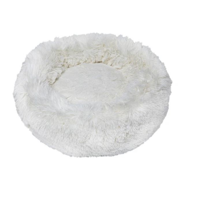 SUPERSOFT FLUFFY DONUT L WEIß MADE IN EUROPE 80cm