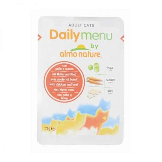 Almo Nature Daily Menu Huhn & Rind 70g Almo Nature Daily Menu Huhn & Rind 70g