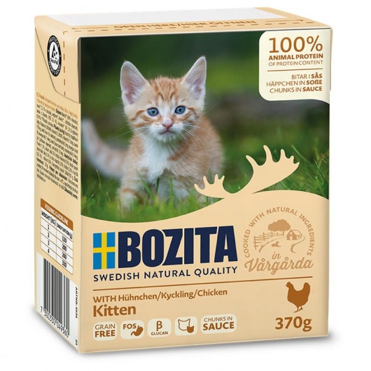 Bozita Cat Tetra Recard in Soße für Kitten 370g Bozita Cat Tetra Recard in Soße für Kitten 370g