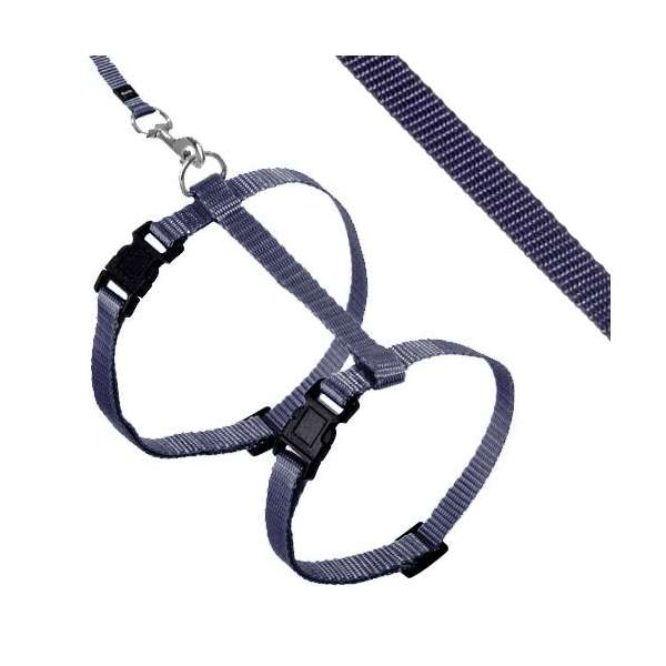 Karlie ASP Katzengeschirr mit Leine - Dunkelblau Karlie ASP Katzengeschirr mit Leine - Dunkelblau