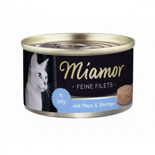 Miamor Feine Filets 100g - Heller Thunfisch & Shrimps Miamor Feine Filets 100g - Heller Thunfisch & Shrimps