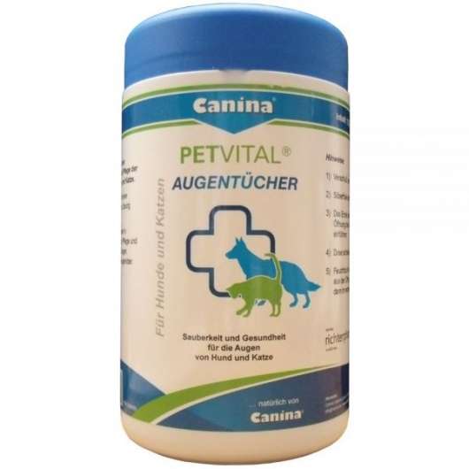 Canina Pharma PETVITAL Augentücher 120 Stück Canina Pharma PETVITAL Augentücher 120 Stück