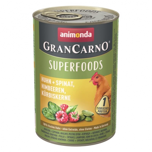 Animonda GranCarno Adult Superfood Huhn & Spinat - 400 g Animonda GranCarno Adult Superfood Huhn & Spinat - 400 g