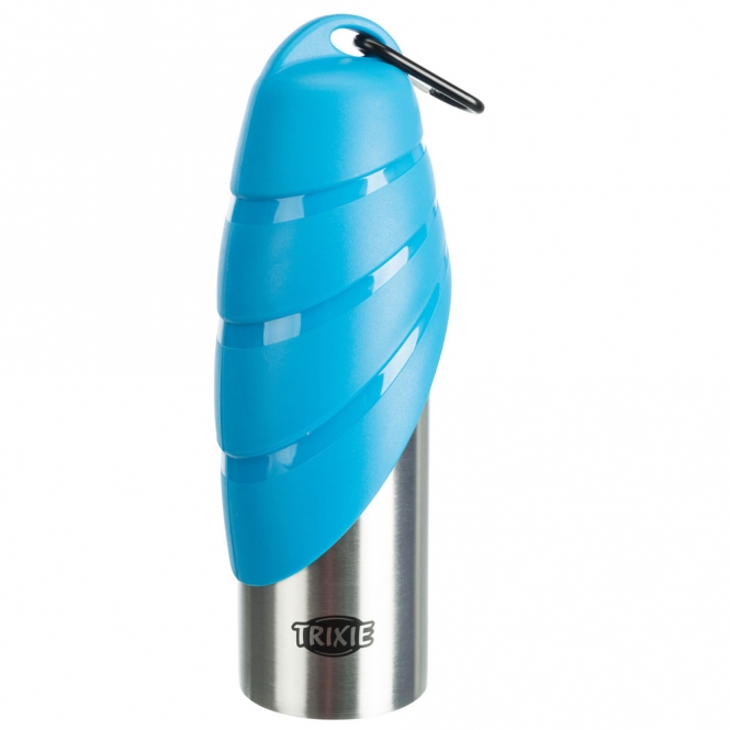 Trixie Edelstahl-Flasche mit Trinknapf - 750 ml Trixie Edelstahl-Flasche mit Trinknapf - 750 ml