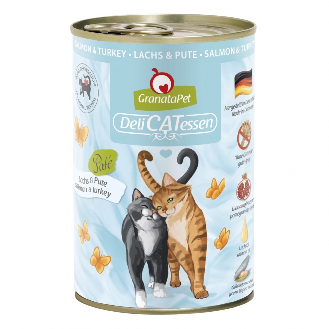 GranataPet Delicatessen Dose Lachs & Pute - 400 g GranataPet Delicatessen Dose Lachs & Pute - 400 g