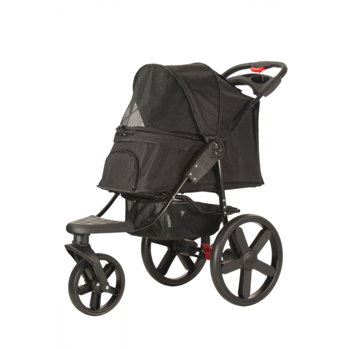Hundenbuggy Comfort Schwarz
