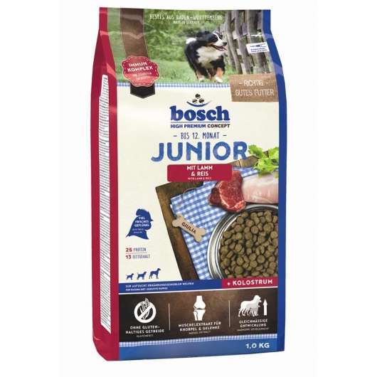 Bosch Junior Lamm & Reis - 1 Kg Bosch Junior Lamm & Reis - 1 Kg