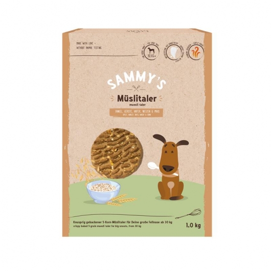 Bosch Sammys Müslitaler 1kg Bosch Sammys Müslitaler 1kg