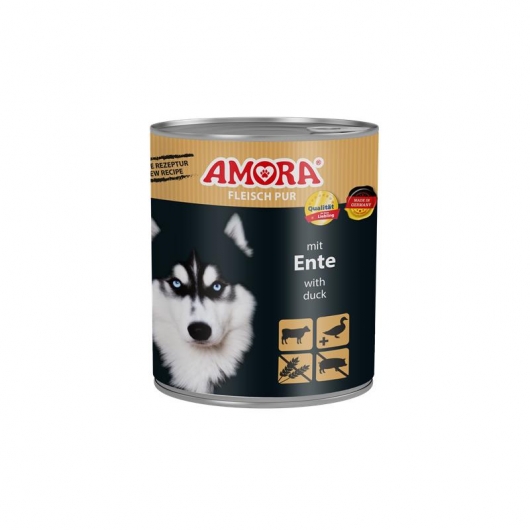AMORA Dog Fleisch Pur Ente 800g AMORA Dog Fleisch Pur Ente 800g