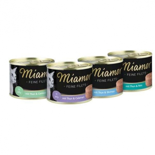 Miamor Feine Filets 185g - Thunfisch & Calamari Miamor Feine Filets 185g - Thunfisch & Calamari