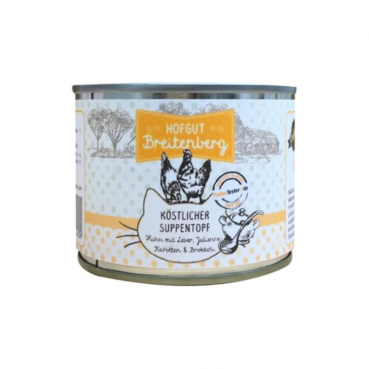 Hofgut Breitenberg Cat köstlicher Suppentopf 180g Hofgut Breitenberg Cat köstlicher Suppentopf 180g