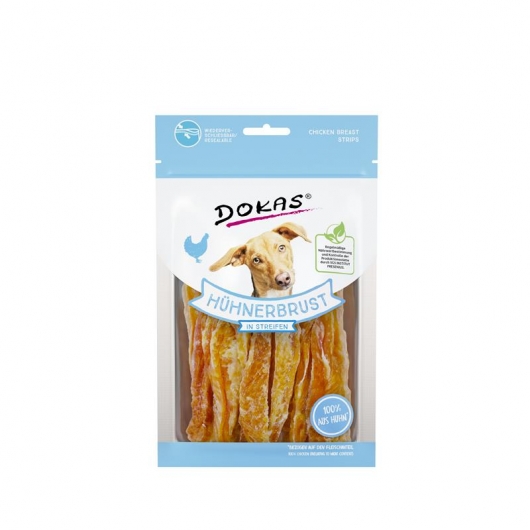 Dokas Hühnerbrust in Streifen 70 g Dokas Hühnerbrust in Streifen 70 g