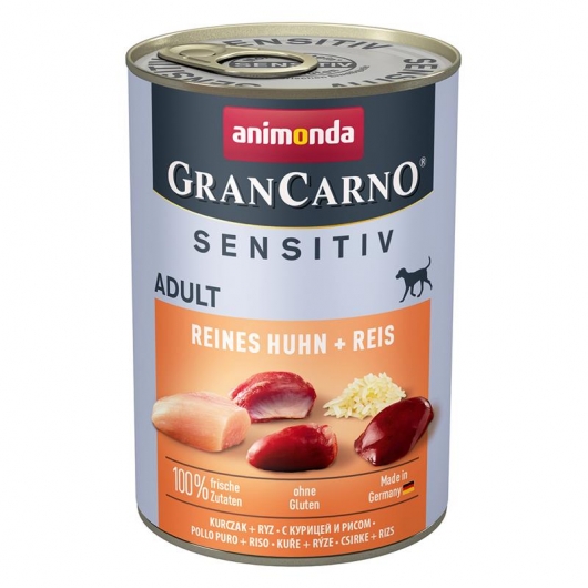 Animonda GranCarno Adult Sensitive Reines Huhn & Reis - 400 g Animonda GranCarno Adult Sensitive Reines Huhn & Reis - 400 g