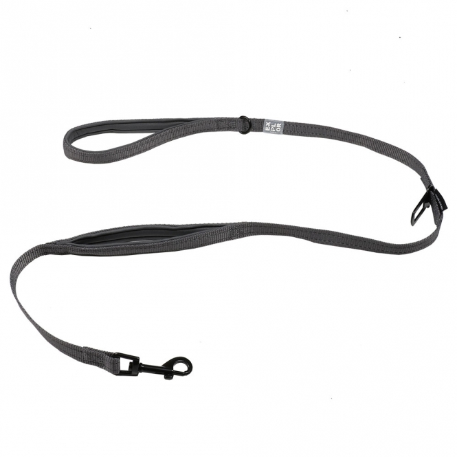 Duvoplus EXPLOR Ultimate Fit On-The-Road-Leine Safety - Silver Reflective - 130cm - 16mm Duvoplus EXPLOR Ultimate Fit On-The-Road-Leine Safety - Silver Reflective - 130cm - 16mm