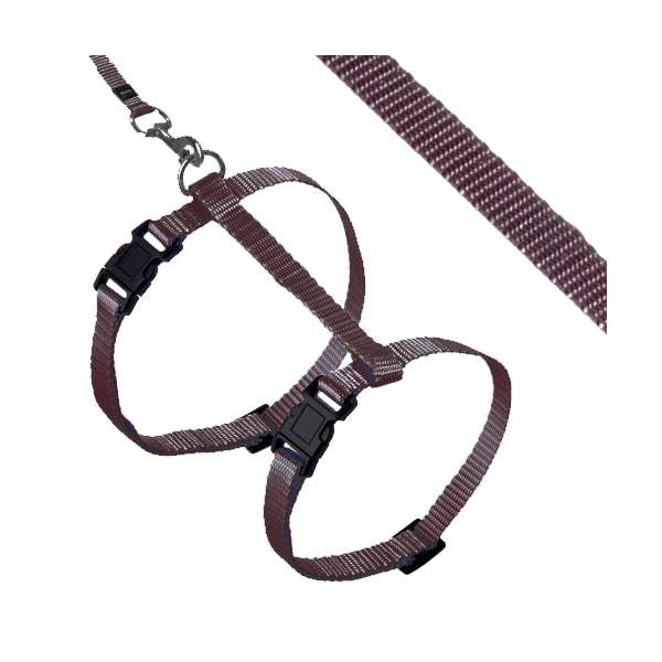 Karlie ASP Katzengeschirr mit Leine - Grau Karlie ASP Katzengeschirr mit Leine - Grau