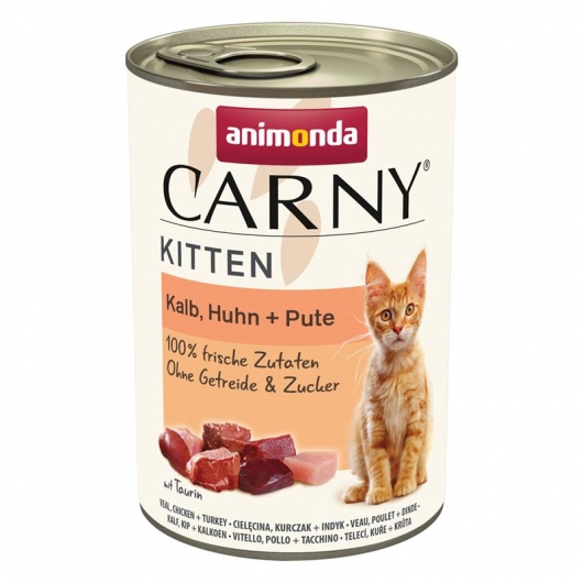 Animonda Carny Kitten Kalb, Huhn & Pute - 400g Animonda Carny Kitten Kalb, Huhn & Pute - 400g