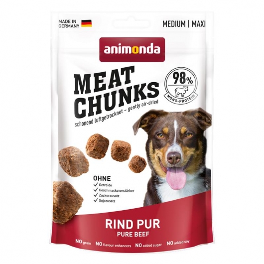 Animonda Snack Meat Chunks Rind pur 80g Animonda Snack Meat Chunks Rind pur 80g