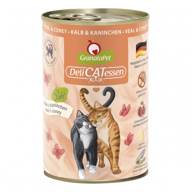 GranataPet Delicatessen Dose Kalb & Kaninchen - 400 g GranataPet Delicatessen Dose Kalb & Kaninchen - 400 g