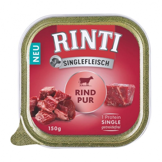 Rinti Schale Singlefleisch Rind Pur 150g Rinti Schale Singlefleisch Rind Pur 150g