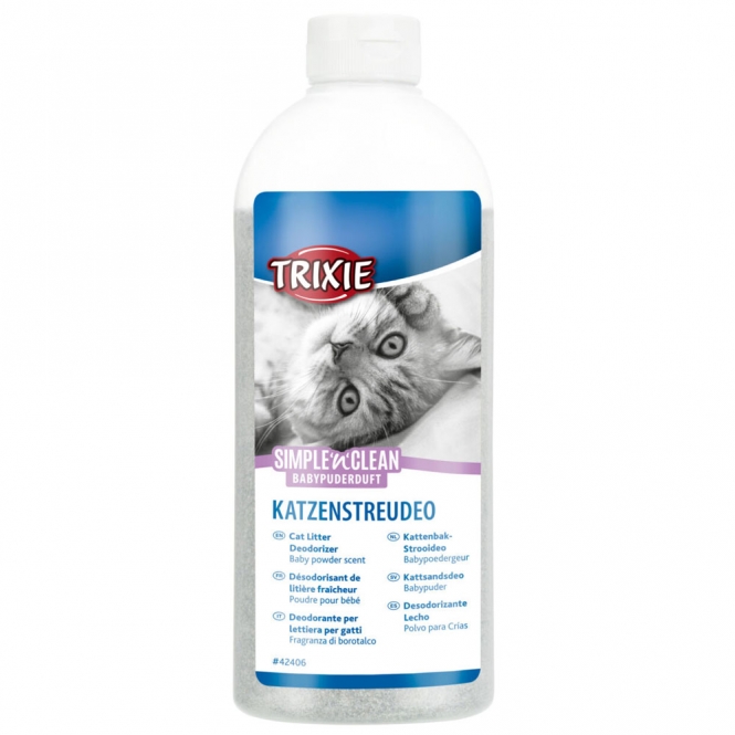 Trixie Simple'n'Clean Katzenstreudeo - Babypuderduft Trixie Simple'n'Clean Katzenstreudeo - Babypuderduft
