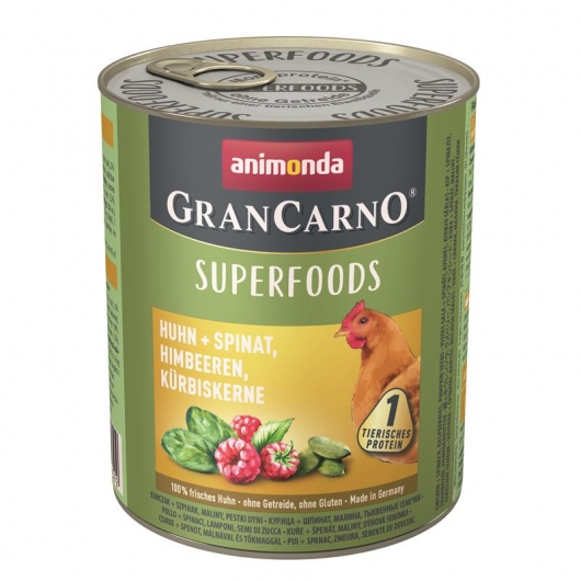 Animonda GranCarno Adult Superfood Huhn & Spinat - 800 g Animonda GranCarno Adult Superfood Huhn & Spinat - 800 g