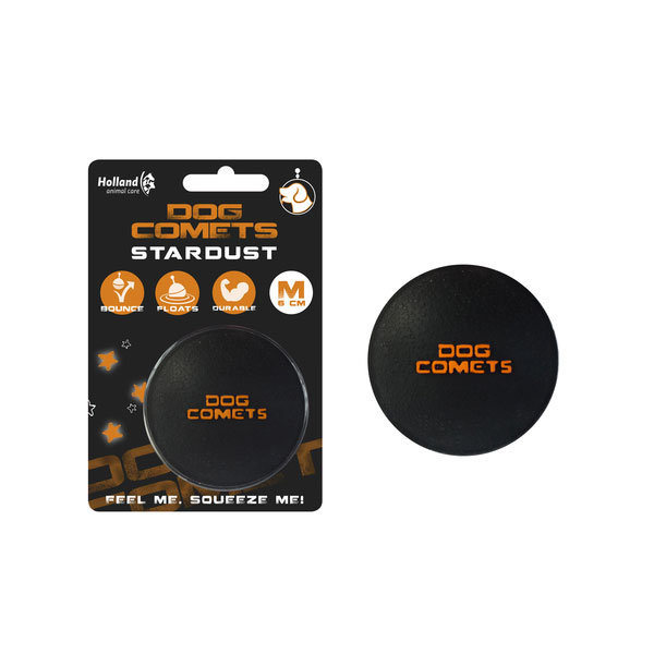 Dog Comets Ball Stardust - Schwarz/Orange Dog Comets Ball Stardust - Schwarz/Orange