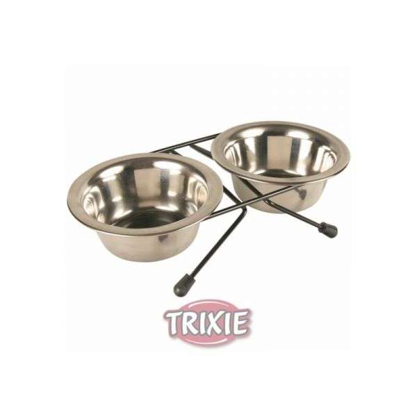 Trixie Eat On Feet Napfständer - 2 x 0,2 L Trixie Eat On Feet Napfständer - 2 x 0,2 L