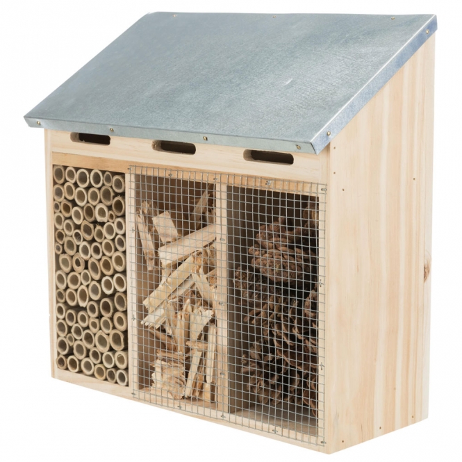 Trixie dreigeteiltes Insektenhotel - 30 × 30 × 14 cm Trixie dreigeteiltes Insektenhotel - 30 × 30 × 14 cm