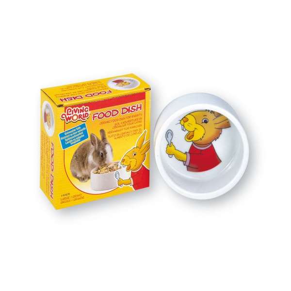 Living World Zwergkaninchen-Napf - 250ml Living World Zwergkaninchen-Napf - 250ml