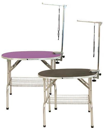 Ibanez® Ovaler klappbarer Trimmtisch (Tischplatte 90 x 60 cm) schwarz Ibanez® Ovaler klappbarer Trimmtisch (Tischplatte 90 x 60 cm) schwarz