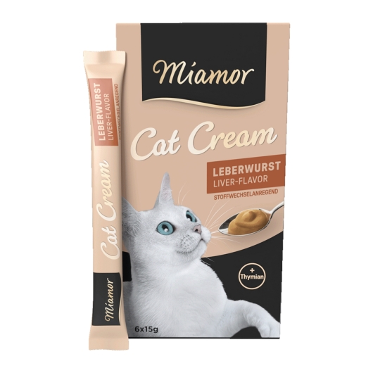 Miamor Cat Confect Leberwurst-Cream 6x15g Miamor Cat Confect Leberwurst-Cream 6x15g