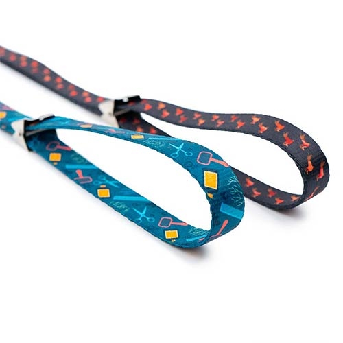 IBÁÑEZ® Nylon-Halteschlaufe Farbe schwarz-bunt