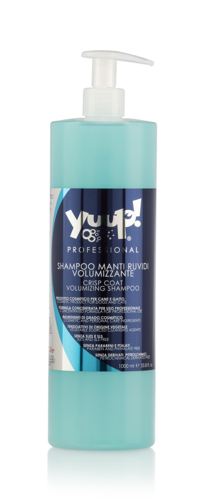  Yuup!® Professionelles Volumen Hundeshampoo 1l für krauses und raues Fell 