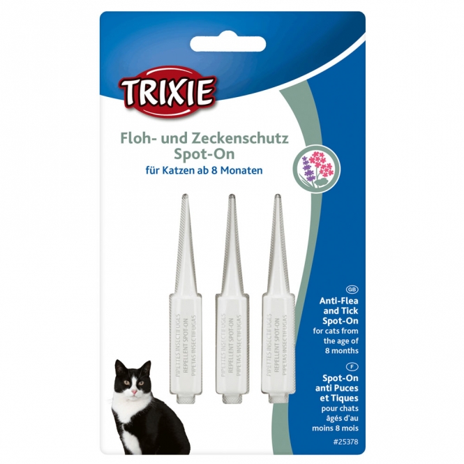 Trixie Floh- und Zeckenschutz Spot-On, Katze - Katze über 8 Mon. Trixie Floh- und Zeckenschutz Spot-On, Katze - Katze über 8 Mon.