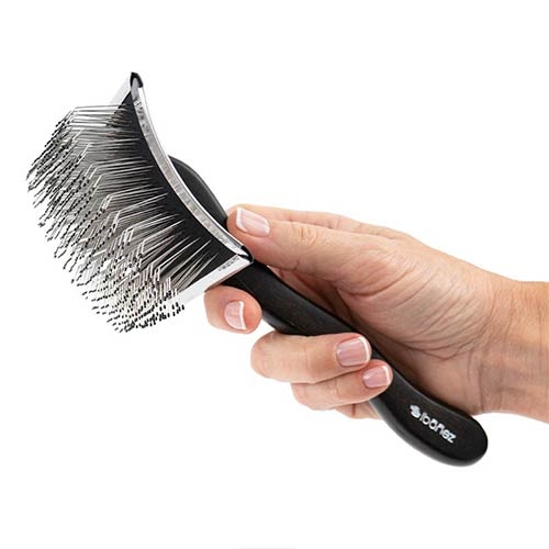 IBÁÑEZ® Sanfte Zupfbürste mit langen Zinken "Infinity SIlver"